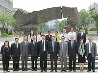 The delegation from Taiwan Central University visits the CUHK